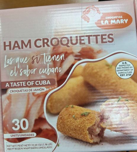 Public health alert issued for frozen ham croquettes due to misbranding, undeclared allergens