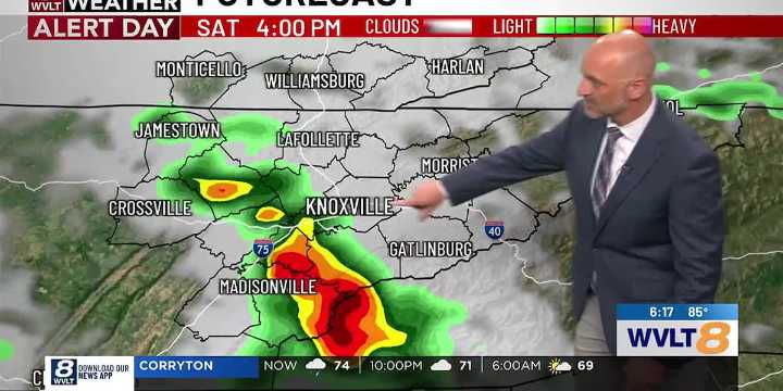 FIRST ALERT WEATHER DAY - A few severe storms before midnight