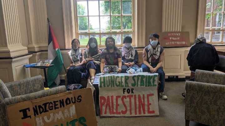 Pro-Palestine Dartmouth protesters stage hunger strike