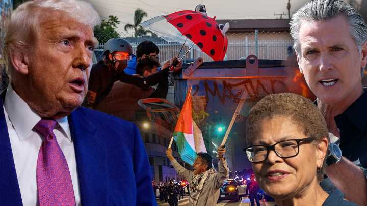 President Trump Slams Gavin Newsom and Karen Bass Over L.A. Riots