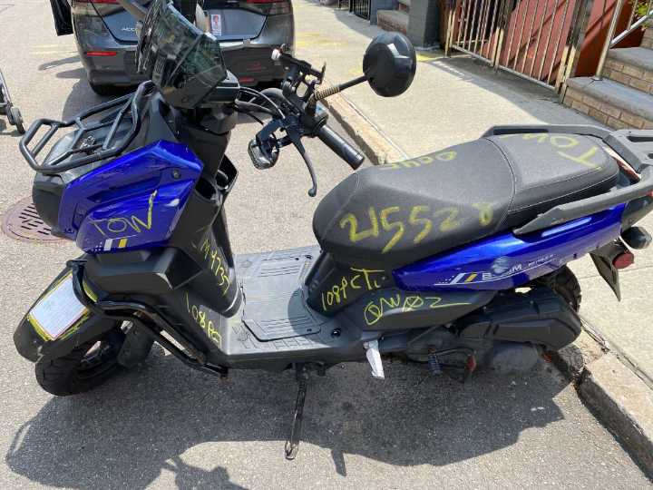 Off the street: Illegally parked, unregistered mopeds flood NYC sidewalks