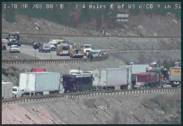 Interstate 70 closed in both directions near Silverthorne