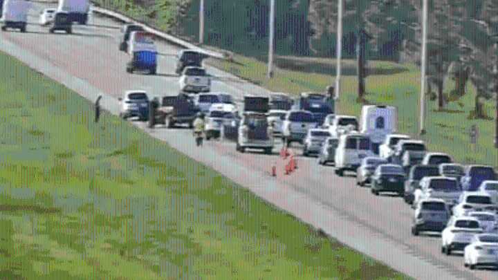 Crash on I-95 South in Martin County causes traffic backup
