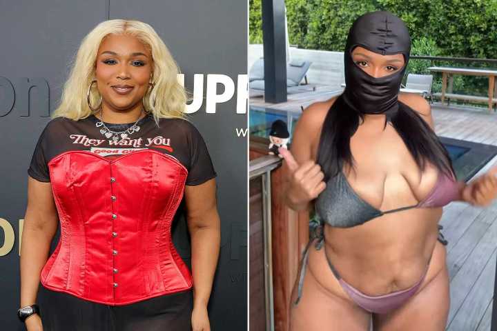 Lizzo Shows Off Her Weight Loss While Rapping and Dancing in String Bikini: Watch