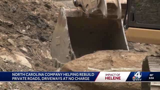 NC: Company offers to repair private roads, driveways at no cost