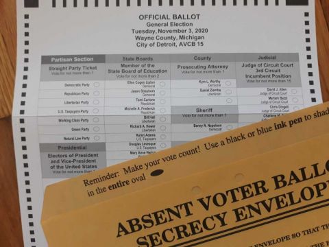 As absentee voting surges, Michigan Republicans seek to bar online applications