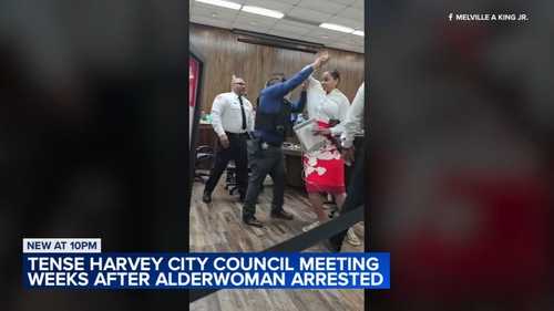 Charges dropped against Colby Chapman, the Harvey, Illinois alderwoman who was arrested during a council meeting