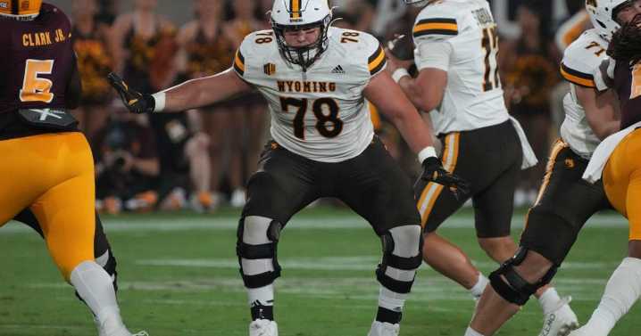 Wyoming guard Wes King focused on pancake blocks and podcast material