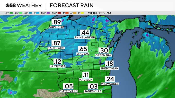 Yet another 50/50 weekend split weatherwise...