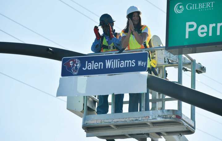 Chandler district school honors alum, NBA Finals star
