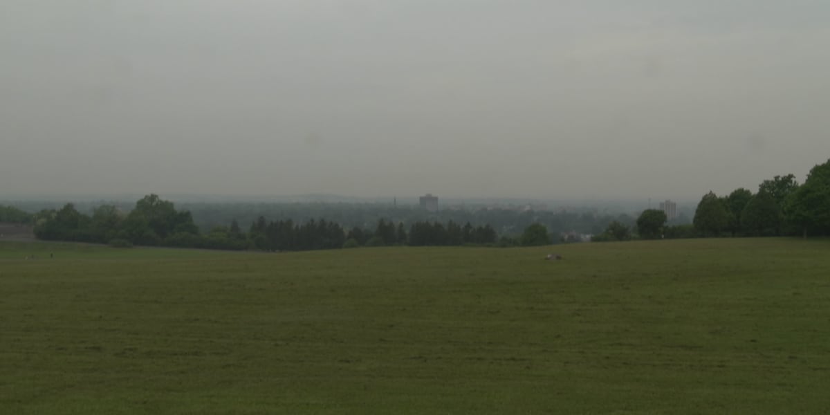 Haze from Canadian wildfires in the North Country