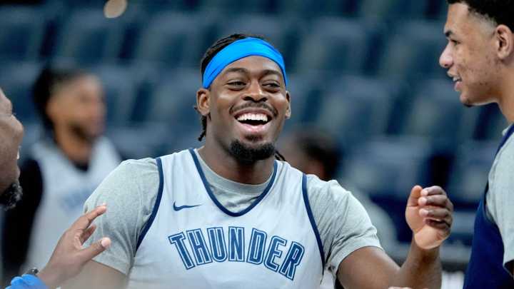 OKC Thunder, Pacers hold 2025 NBA Finals media day, practices