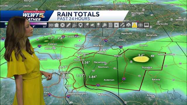 Weekend rain remains possible in Cincinnati area
