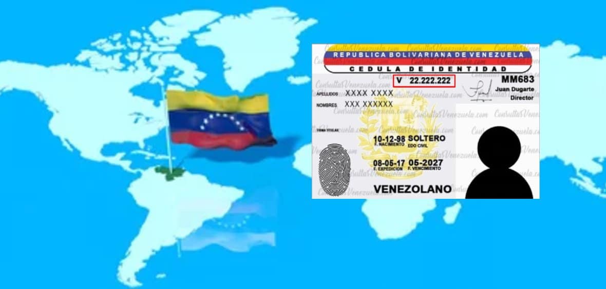 La cédula de identidad venezolana solo se puede tramitar dentro de Venezuela