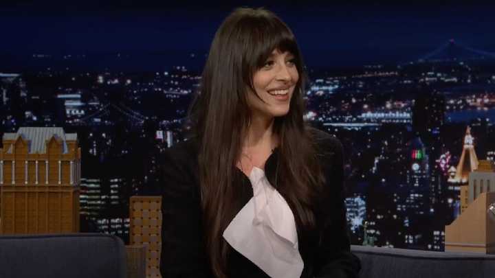 Jimmy Fallon Gives Dakota Johnson a Tissue to Cover Her Cleavage, Jokes He’ll Sell It on eBay