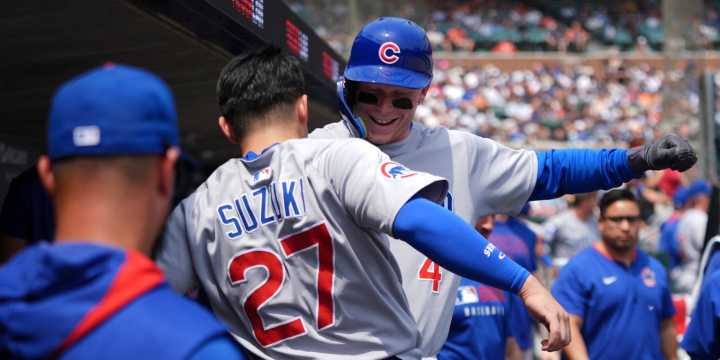 Cubs hit five home runs to beat Tigers