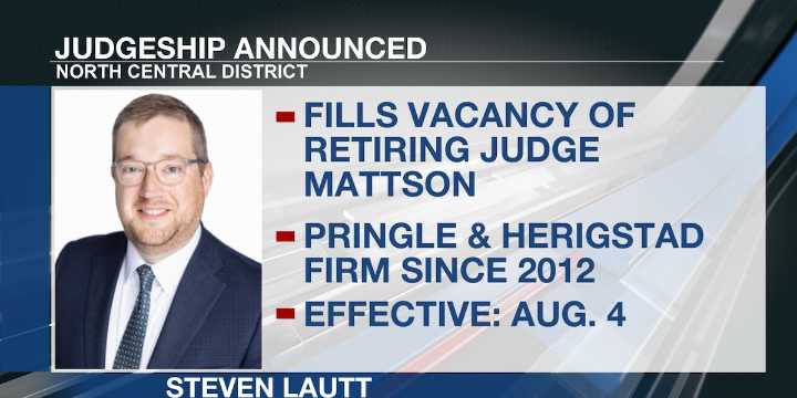 Minot-area attorney Steven Lautt picked for vacant North Central judgeship