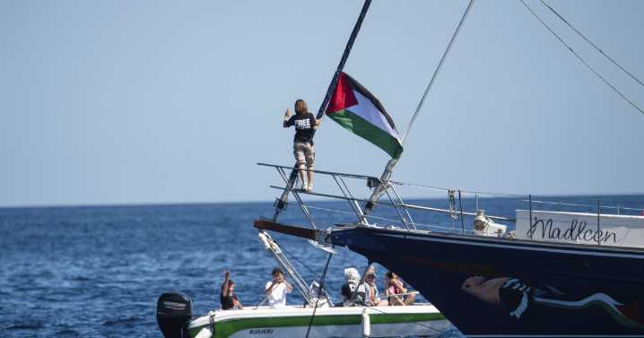 Israel vows to prevent an aid boat carrying Greta Thunberg and other activists from reaching Gaza