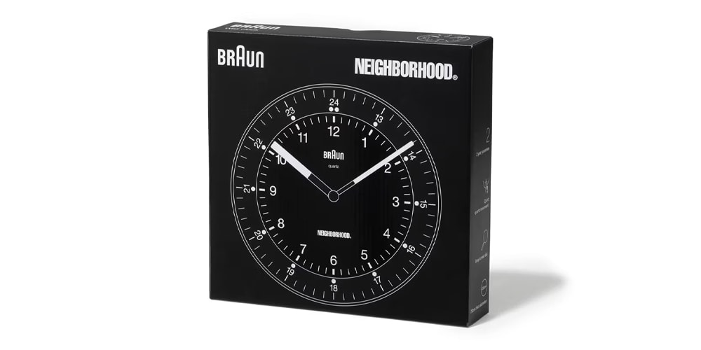 Braun x NEIGHBORHOOD Clocks Release Date Information