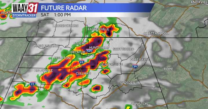 Rounds of storms through the weekend