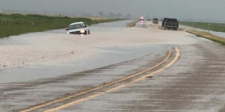 Moore County Sheriff’s Office warns travelers of flooding along FM 722, Stallwitz Rd