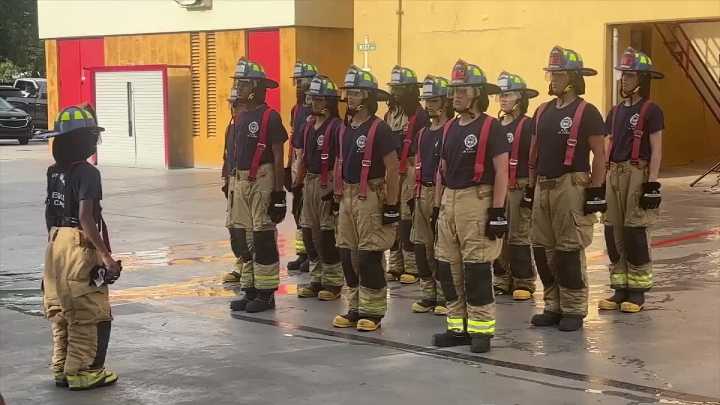 City of Miami Fire Rescue honors graduates of junior cadet program