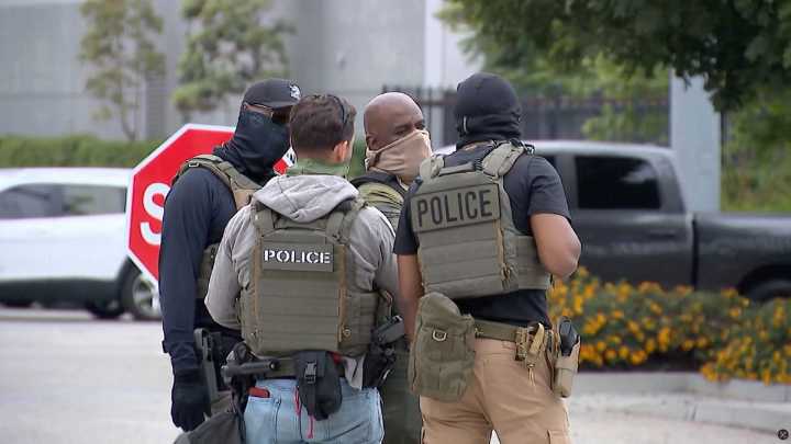 ICE agents carry out immigration operations across L.A.