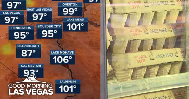 Good Morning, Las Vegas: Temps back on the rise, cage