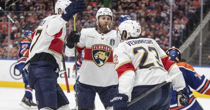 Defending champion Panthers are unfazed after losing Game 1