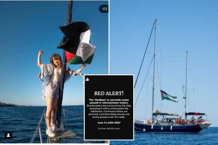 Gaza-bound 'Freedom Flotilla Coalition' boat carrying Greta Thunberg boarded by Israeli forces