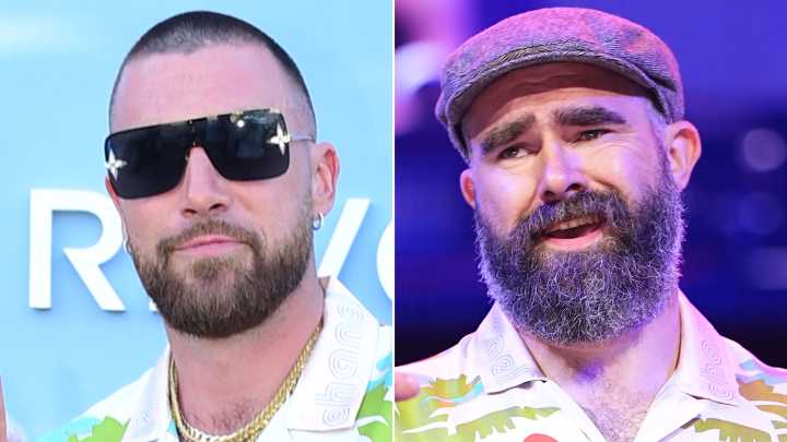 'We gotta talk about it' - Fans spot awkward Jason and Travis Kelce comparison after 'forgetting' outfit choice