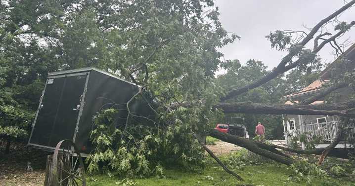 Damage reported in Gravois Mills area after storms