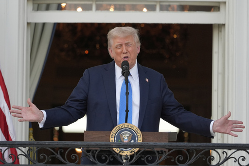 The Latest: Tesla shares fall after Trump lashes out at Musk