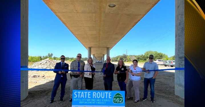 Caltrans holds ribbon-cutting ceremony for new Highway 162 bridge in Glenn County