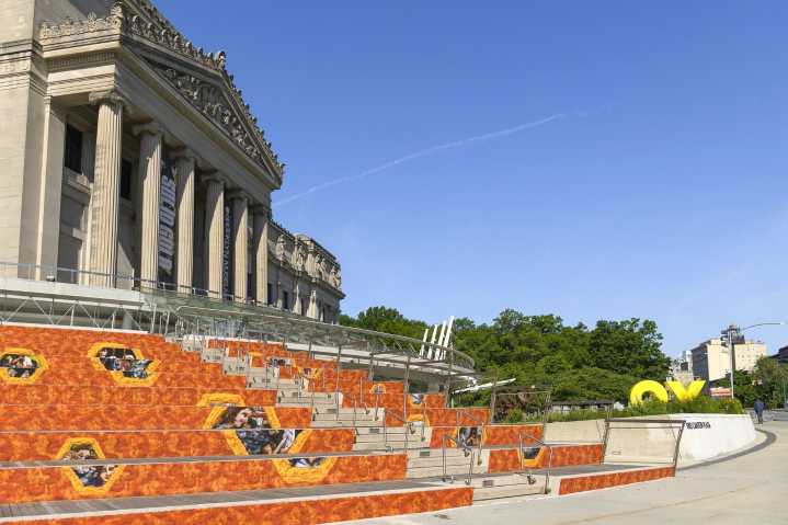 Melissa Joseph Unveils Giant Mural at Brooklyn Museum