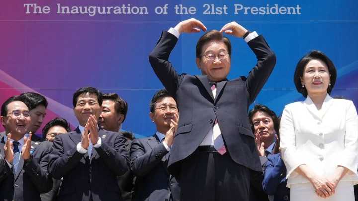 He survived an assassination attempt. Now South Korea’s new president must heal divisions and tread cautiously with Trump