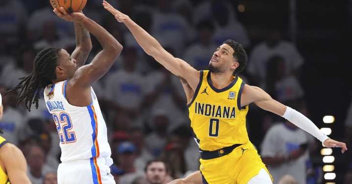 NBA Finals: Haliburton caps huge rally with winning jumper as Pacers stun Thunder 111