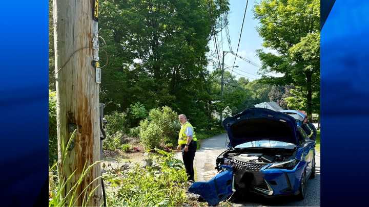 Road in Westborough closed due to vehicle crash