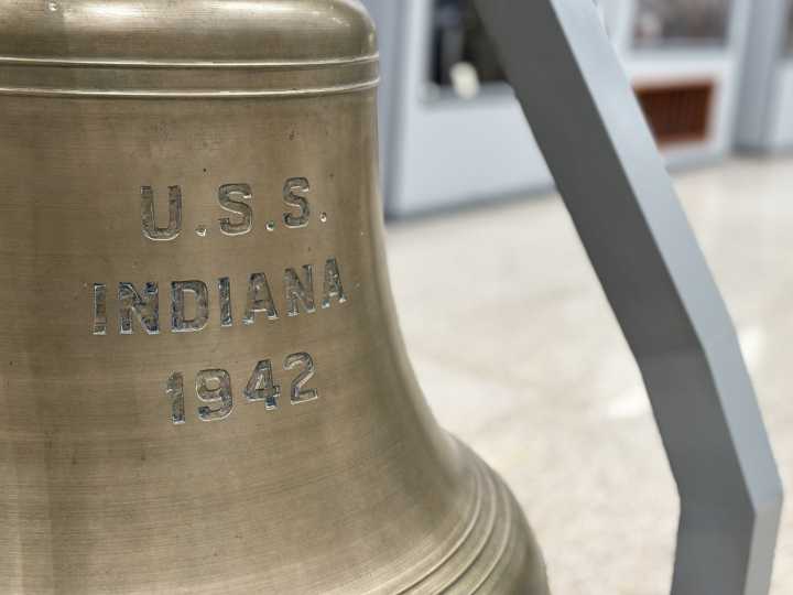 New exhibit of the USS Indiana on display at Indiana War Memorial