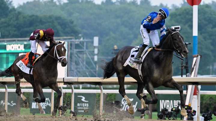 Sovereignty triumphs at Belmont, besting Journalism