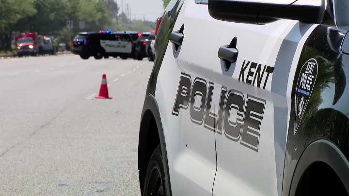 Fire, possible shooting reported at Kent business