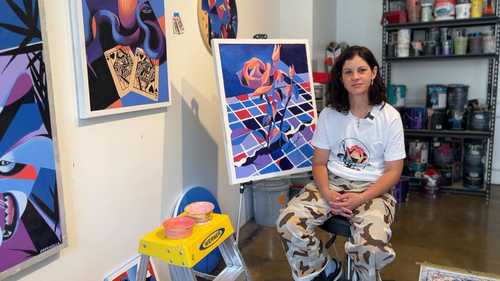 Local artist Coco Nella gives back to the community with Pride Month t