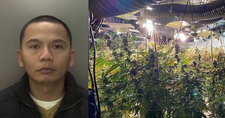 Video footage of police arresting Coventry drug kingpin