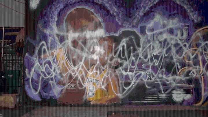 Kobe and Gigi Bryant mural is vandalized again