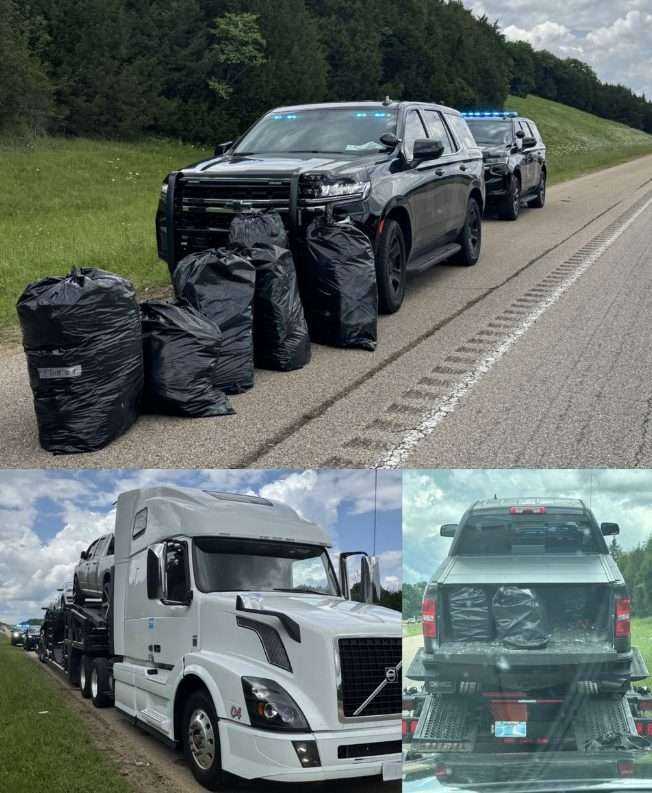 185 Pounds of Marijuana Seized from Stolen Truck on 18