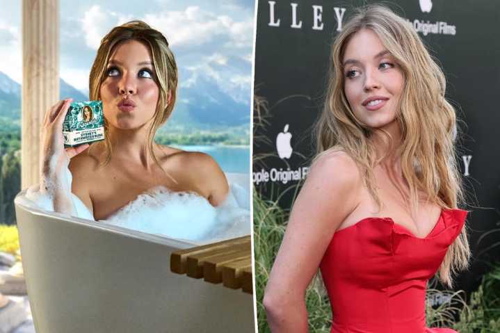 Sydney Sweeney defends selling her bath water soap, despite haters