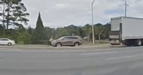 Car hits man fleeing from Escambia County deputies