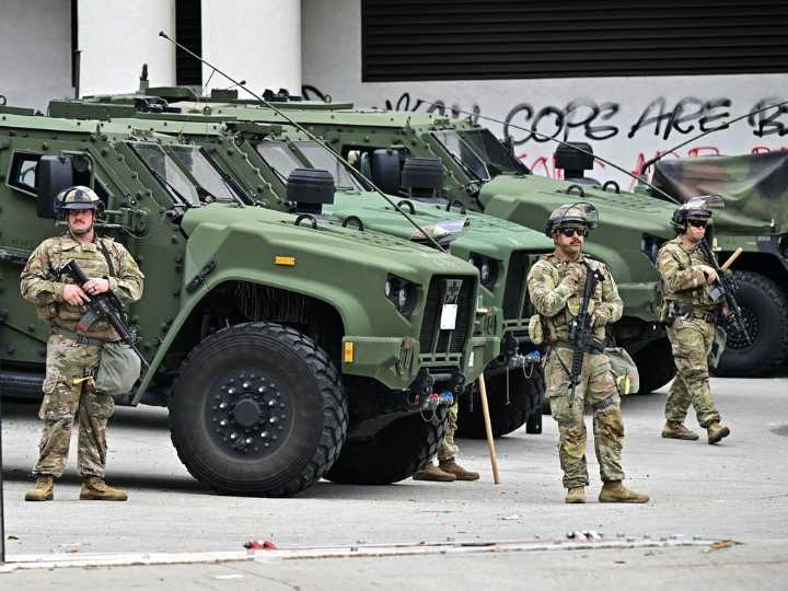 At Trump's behest, U.S. National Guard in L.A. following ICE protests