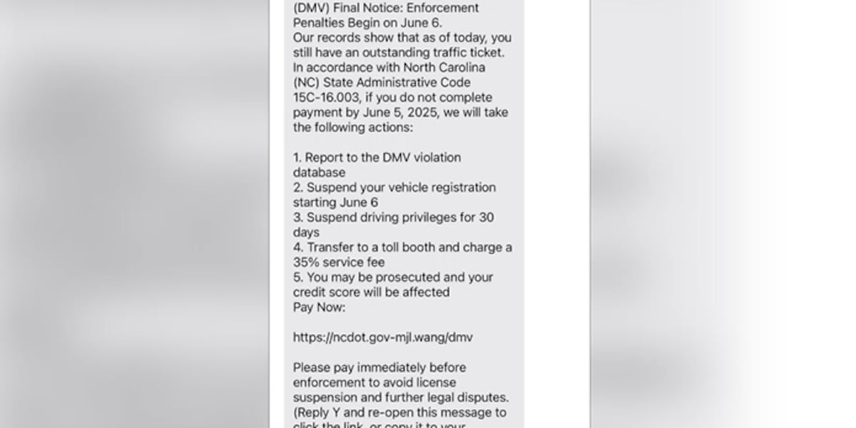 Officials warn of DMV scam texts targeting many residents