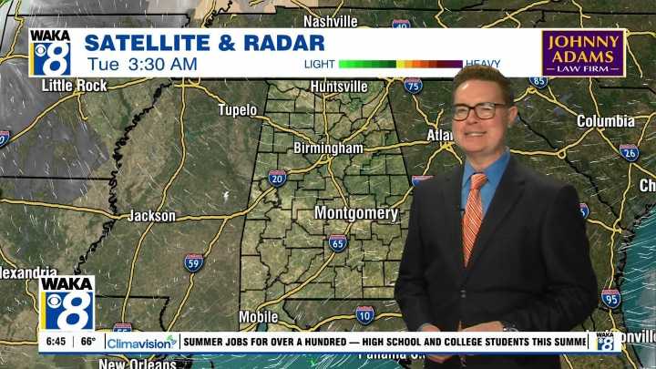 Rain chances are increasing for Wednesday